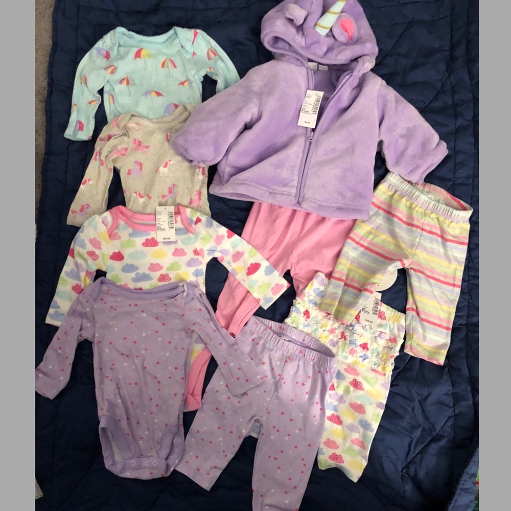 TCP The Children’s Place 9pc set Unicorn hoodie 🦄